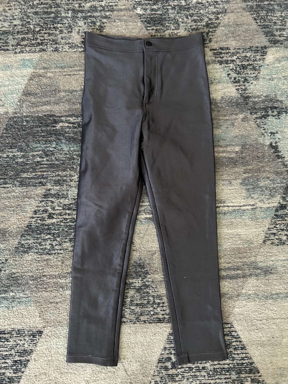 American Apparel Dark Gray High-Waist Leggings